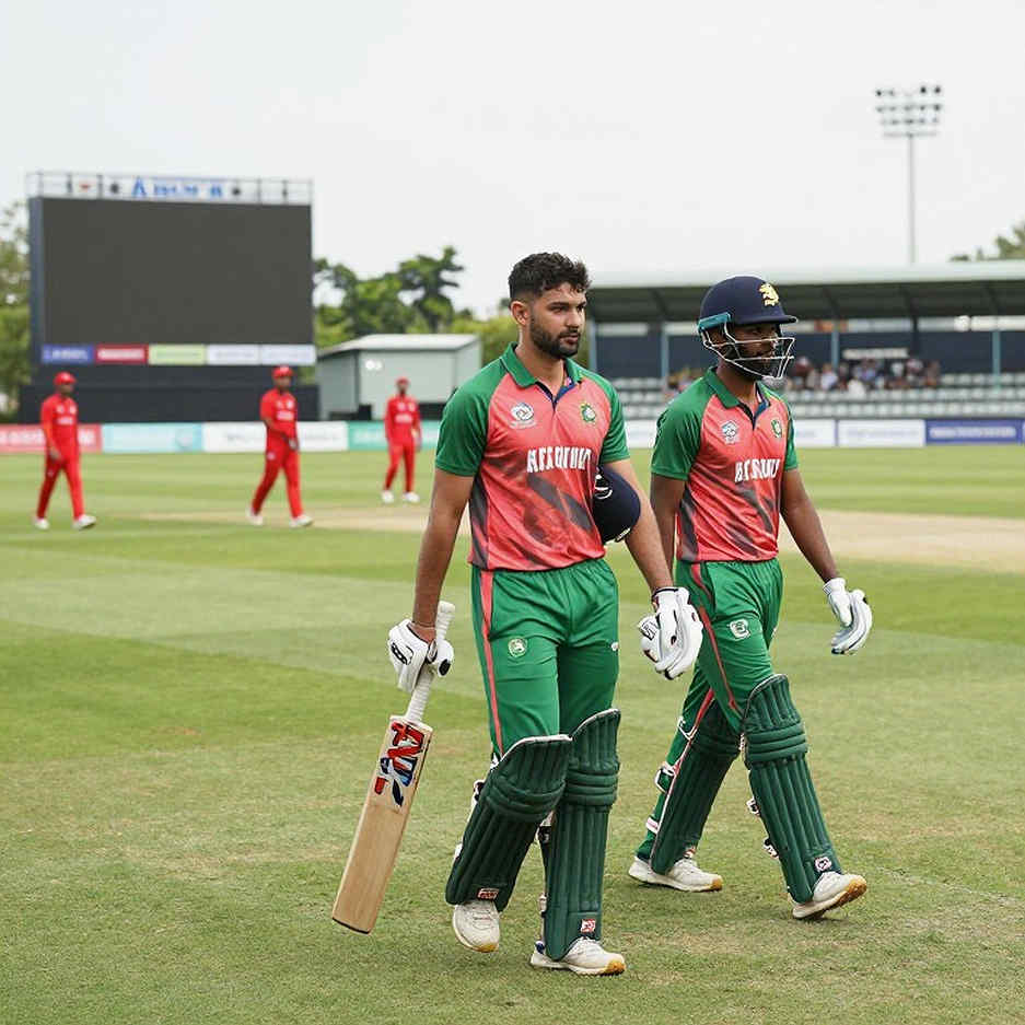 আমিরাতের বিপক্ষে ২৩৪: যে স্কোরকার্ডে সোর্স লেখা নেই